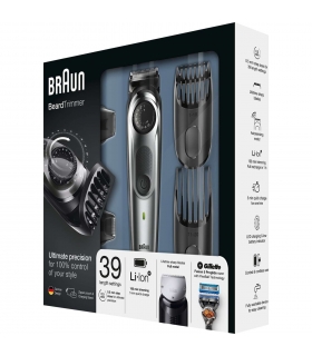 ماشین اصلاح سر و صورت براون به همراه خودتراش ژیلت Braun BT 7040 Beard Trimmer & Hair Clipper