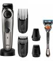 ماشین اصلاح سر و صورت براون به همراه خودتراش ژیلت Braun BT 7040 Beard Trimmer & Hair Clipper
