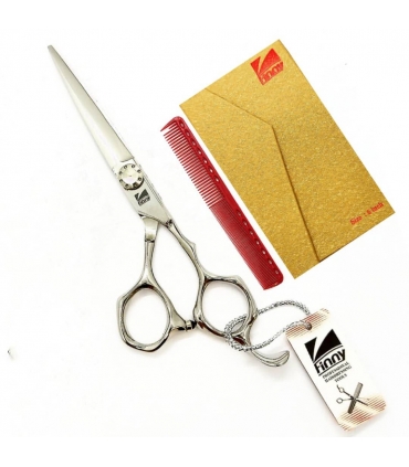 قیچی آرایشگری کرتزر فینی کات و کوتاهی 6 اینچ دم پهن Kretzer Hair Finny FTS1-60