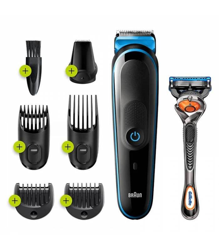 ست ماشین اصلاح سر و صورت وبدن براون با ژیلت Braun MGK5245