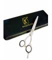قیچی آرایشگری ریزرلاین کات و کوتاهی 5.5 اینچ سفید حرفه ای استیل ژاپنی Razorline R22W hair scissors