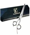 قیچی آرایشگری ریزرلاین کات و کوتاهی 5.5 اینچ حرفه ای استیل ژاپنی Razorline AK27 hair scissors