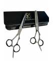 ست دو عددی قیچی آرایشگری ریزرلاین کات و کوتاهی/پیتاژ 6 اینچ Razorline AK23J & AK23T hair scissors