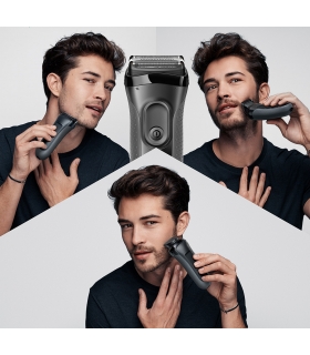 ماشین اصلاح صورت (ریش تراش) براون Braun 3000BT Foil Shaver