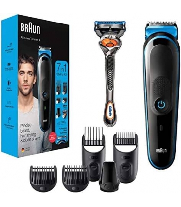 ماشین اصلاح سر و صورت براون 7 در1 همراه خود تراش ژیلت Braun MGK 3245