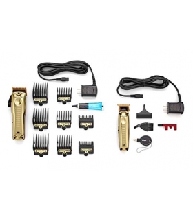 ست دو عددی ماشین اصلاح بابیلیس لوپرو لیمتد ادیشن گلد BaByliss PRO Lo-ProFX Limited Edition Gold Clipper Trimmer FXHOLPKLP-G