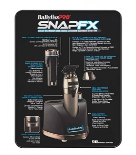 ماشین اصلاح بابیلیس پرو خط زن (تریمر) اسنپ اف ایکس با دو باطری یدک BaBylissPRO SNAPFX Outlining Trimmer