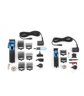 ست دو عددی ماشین اصلاح سر و صورت بابیلیس پرو لیمتد ادیشن بوست آبی BaBylissPRO Blue FX Bosst Limited Edition Clipper & Trimmer