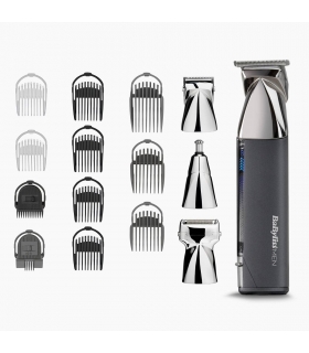 ماشین اصلاح سر و صورت بابیلیس چند منظوره سوپر ایکس متال BaByliss MT996E SUPER X METAL SERIES 15 IN 1 MULTIGROOMER‏