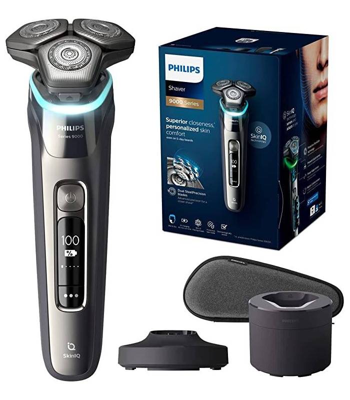 ماشین اصلاح صوت (ریش تراش) چرخشی فیلیپس سری 9000 Philips S9987/55 Shaver SkinIQ Technology