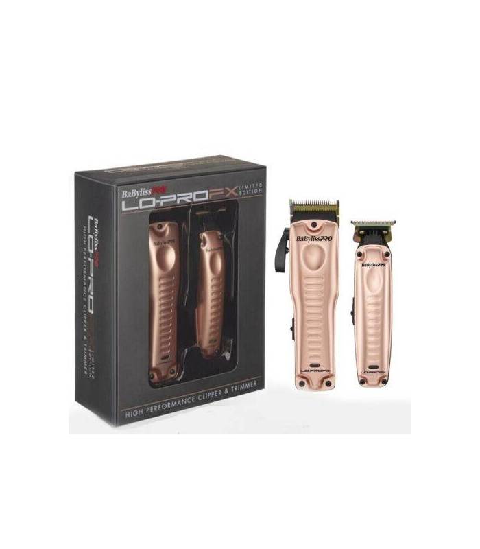 ست دو عددی ماشین اصلاح بابیلیس لوپرو لیمتد ادیشن رز گلد BaByliss Pro Limited Edition LO-PROFX ROSE GOLD FXHOLPKLP-RG