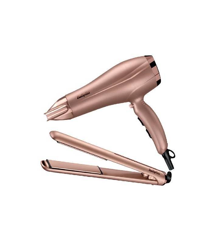 ست سشوار و اتو مو بابیلیس Babyliss Hair Straghtener + Hair Dryer 5514PSDE