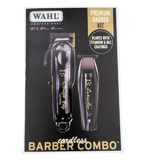 ست ماشین اصلاح مجیک کلیپ و دیتیلر ال آی وال باربر کمبو شارژی Wahl Barber Combo Cordless
