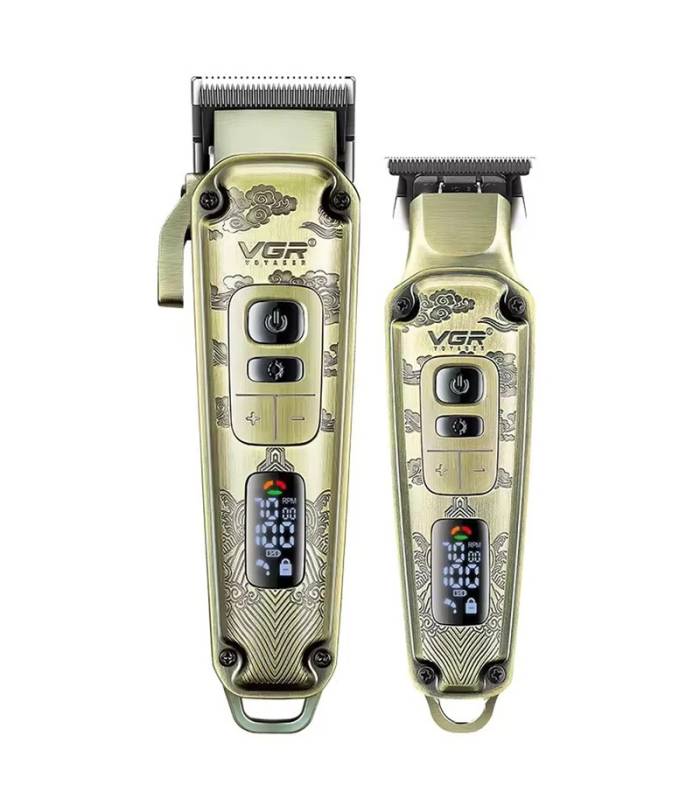 ست ماشین اصلاح خط زن و حجم زن وی جی ار VGR V-643 + 5Vadapter