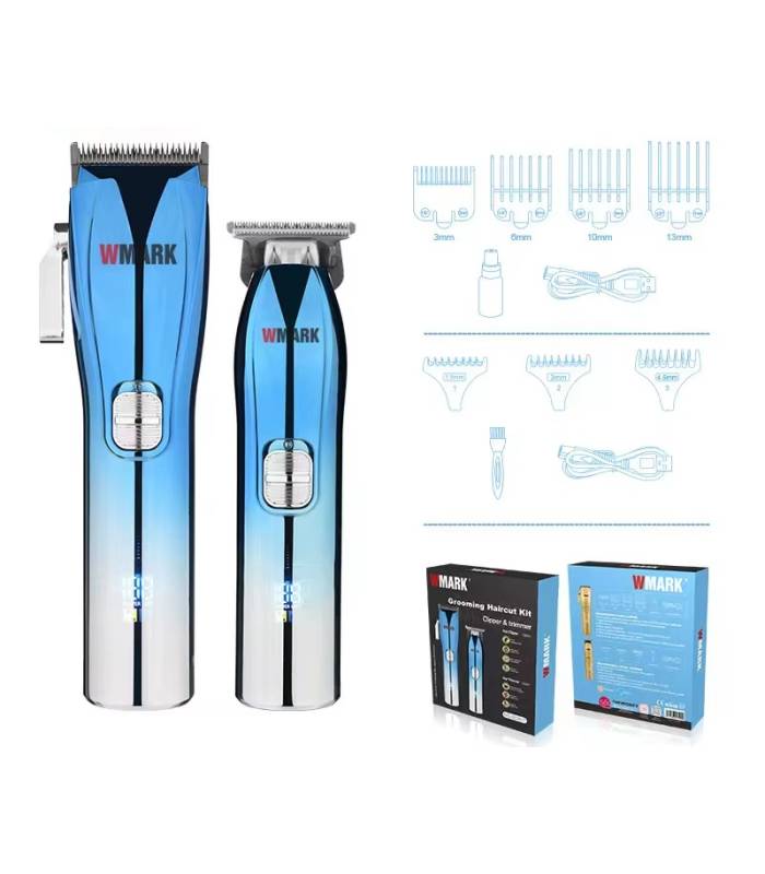 ست ماشین اصلاح خط زن و حجم زن دبلیو مارک WMARK NG-603KIT